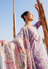 Banafsha Luxury Embroidered Lawn Dress with embroidered Lawn Front and embroidered Organza Dupatta from ELAF's 'HAI KUCH' Festive Lawn 2024 Collection